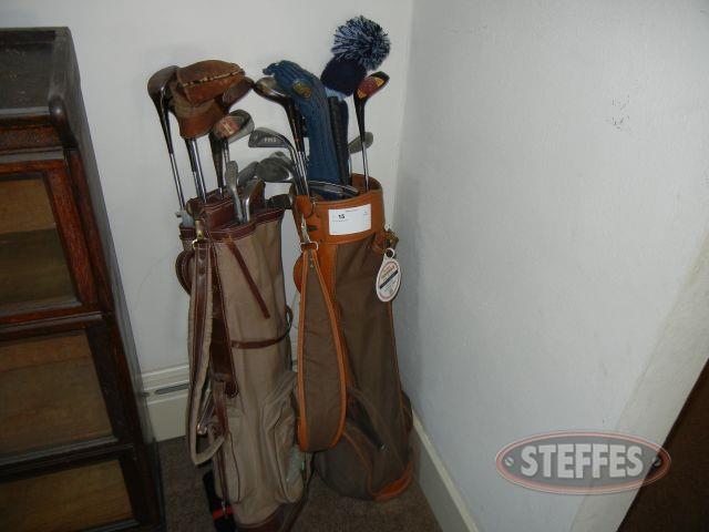 (2) Golf bags - clubs_1.JPG